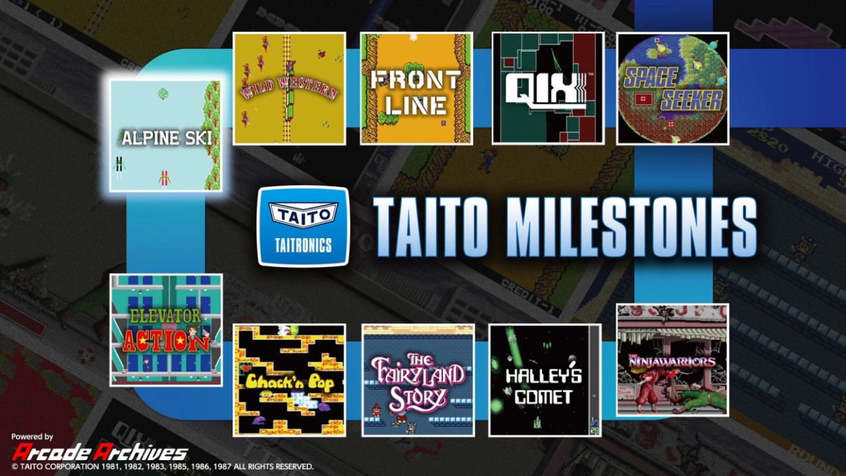 TAITO MILESTONES